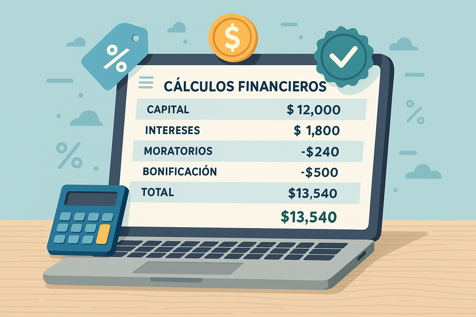 Calculos Financieros Saldo